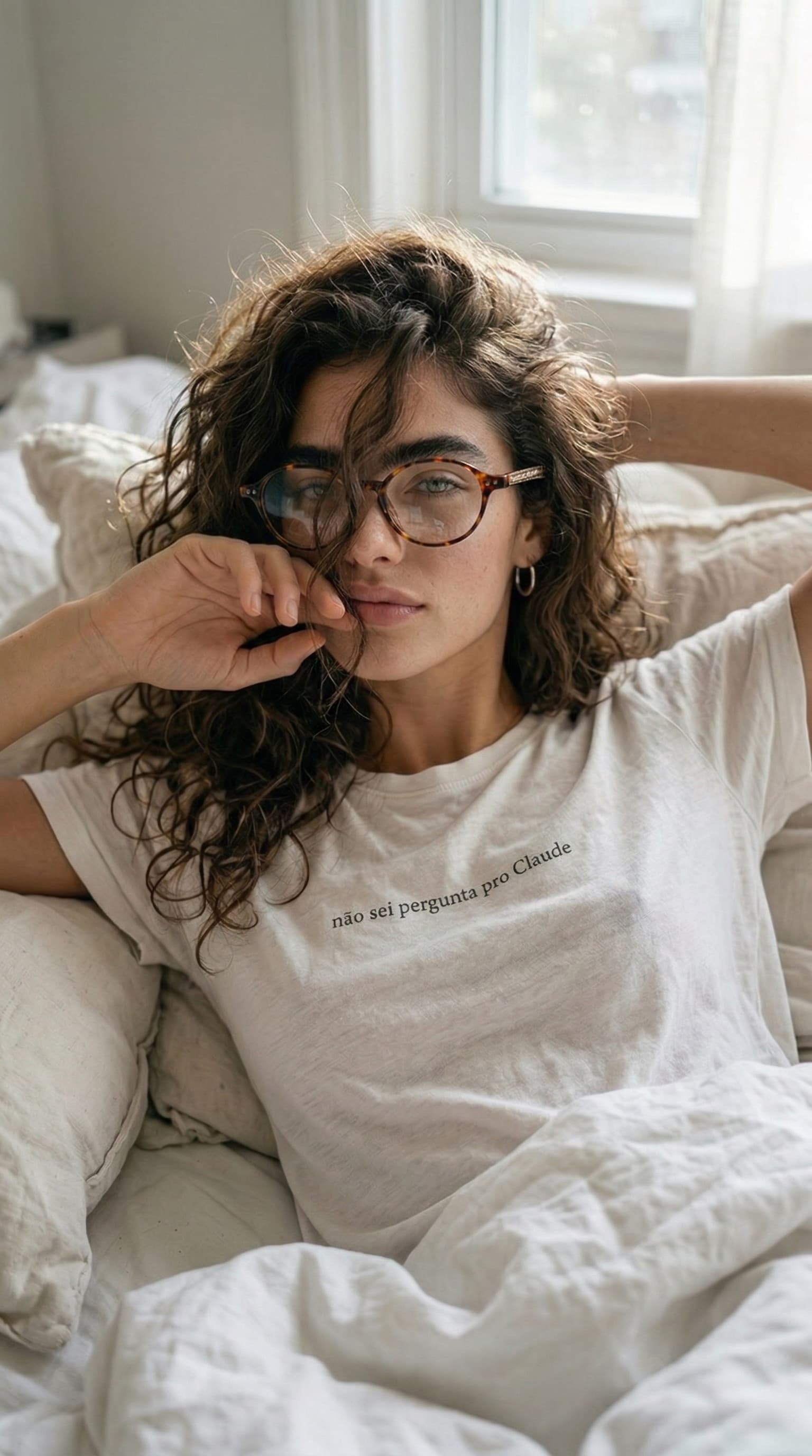 Persona REAI-L em mood editorial